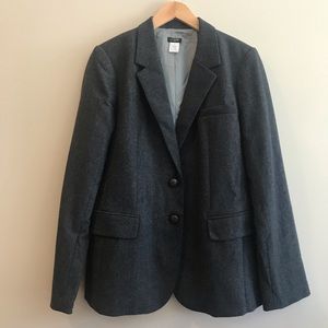 J. Crew Grey Wool Blazer
